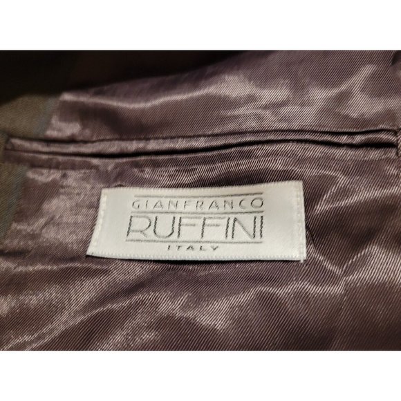 Gianfranco Ruffini Italy 40S Men's Sport Coat 100% Wool Dark Brown B-501 - Picture 6 of 11